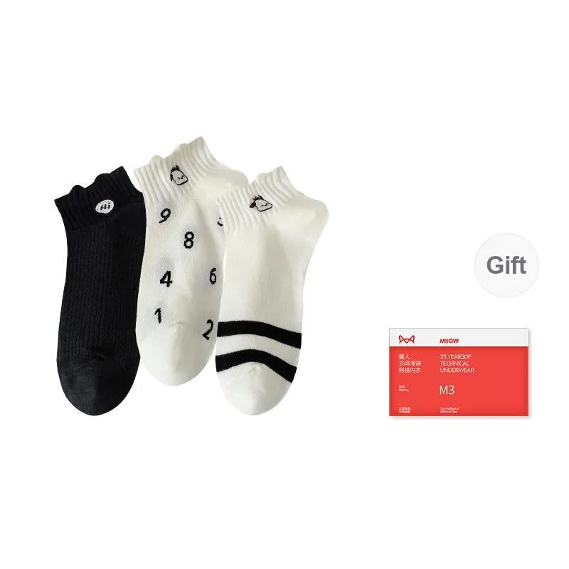 MIIOW Trend Party Series Ankle Socks Women's Shopping Bag Combo Set-14