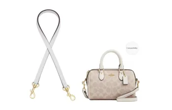 Lan Bao Fan Microfiber & Alloy Metal Bag Strap Women's Sand