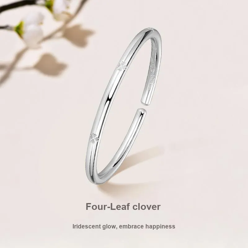JINLIUFUJIXIANG S999 Fine Silver Sterling Silver Bracelets Unisex-1