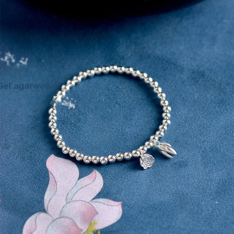 CHINA GOLD 999 Fine Silver Bracelets Women's-1