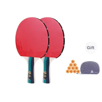 PEAK Ping Pong Paddles Unisex Maple Wood Base Red