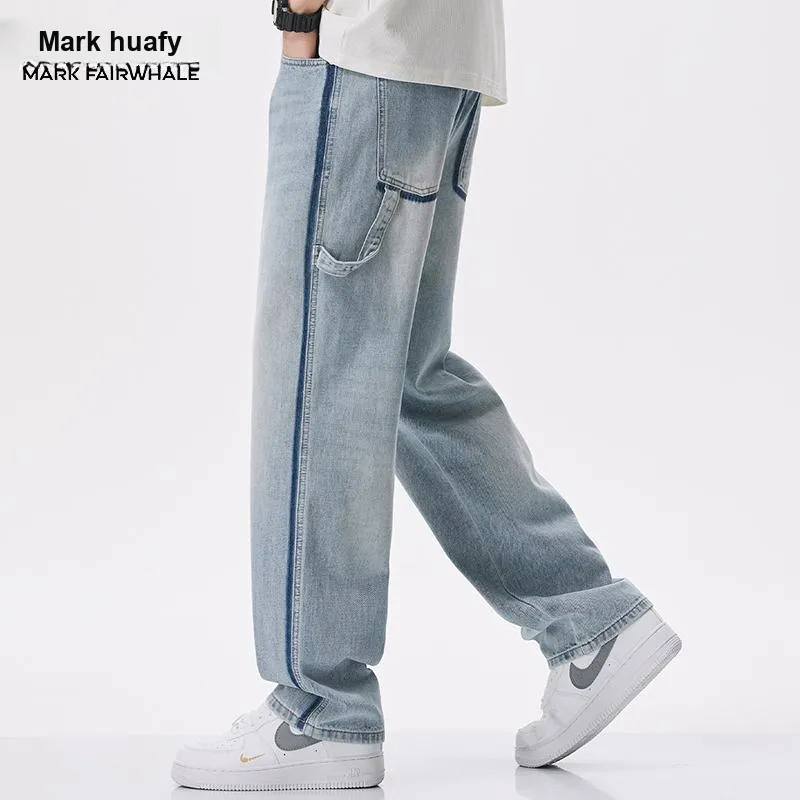 FAIRWHALE Jeans Unisex Light Blue-3