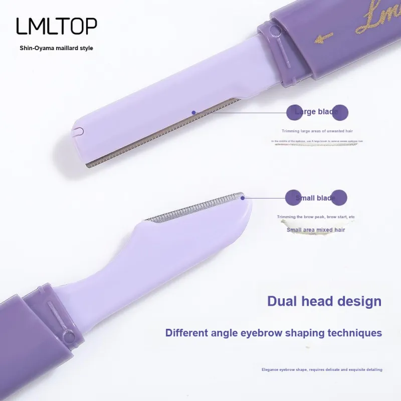 LMLTOP Dual Head 2 in 1 Eyebrow Razor Eyebrow Tools-1
