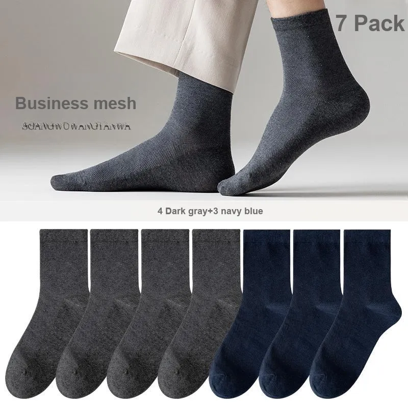 7 SEVFUN Mid Calf Socks Men's Combo Set-39