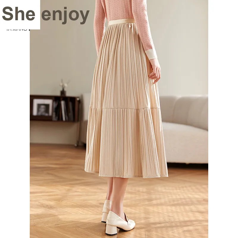 She Enjoys Casual Long Skirts Women's-3
