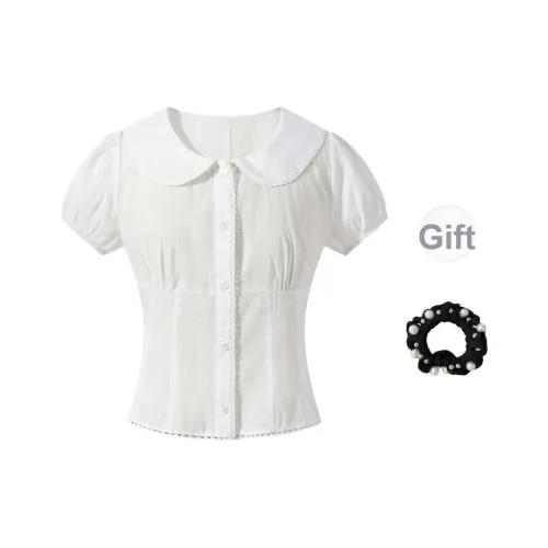 JSUHH Буф-рукав Т-рубашка Женская