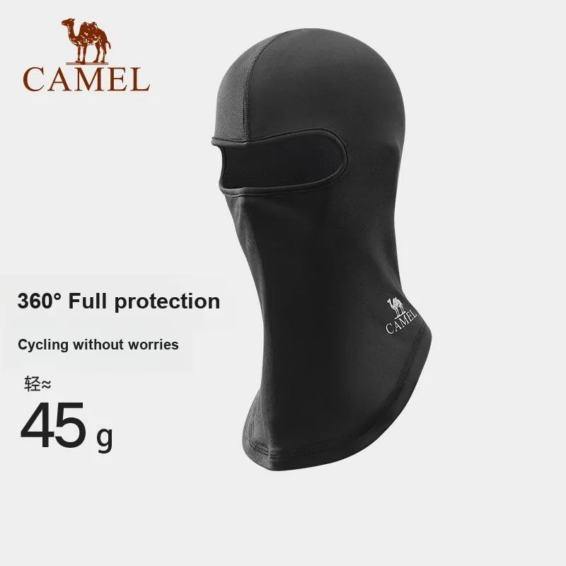 CAMEL Riding Equipment Pullover Mask Unisex Polyester, Elastane Black-1