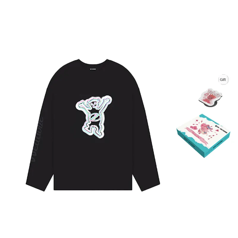 WE11DONE Graphic print Long sleeve T shirt