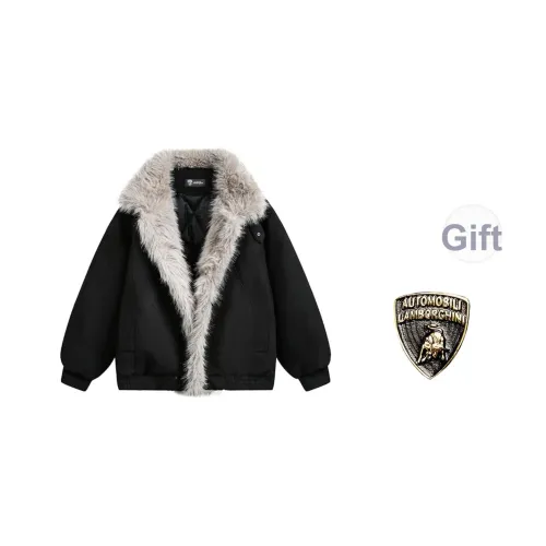 AUTOMOBILI LAMBORGHINI Хлопковый пуховик унисекс