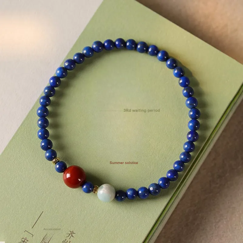 Atsuyama Lapis Lazuli Bracelets Men's-5