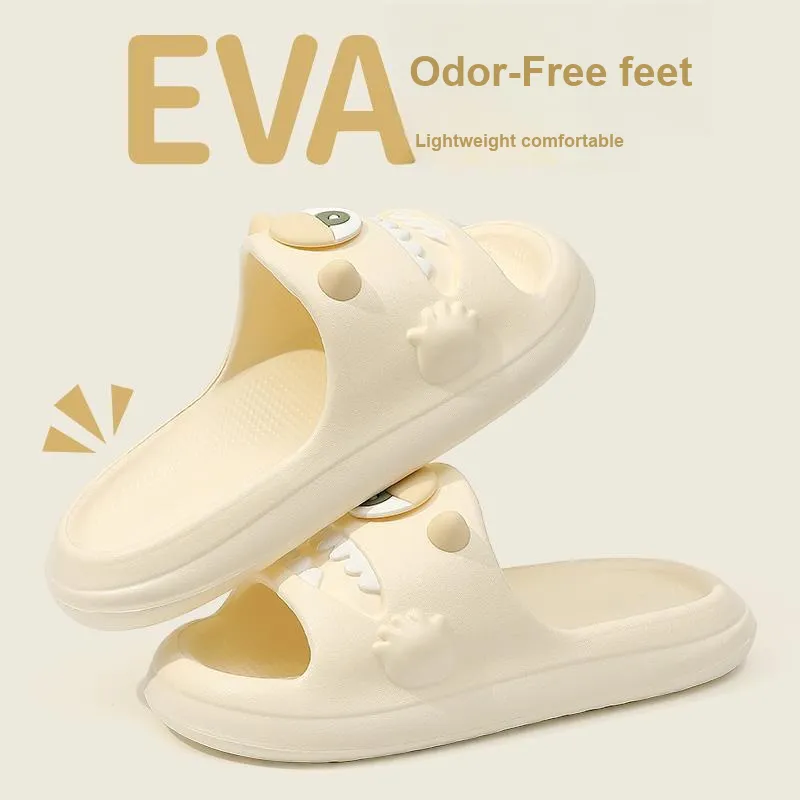 Foot Recreation Indoor Slippers With A Squashy And Bouncy Feel, Platform Design, Slip Resistant, Quiet For Bathroom Use-3