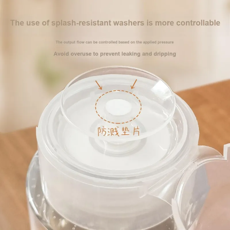 JIANYINGSHU Cleansing Oil & Water Push Button Bottles With Dividers Portable-3