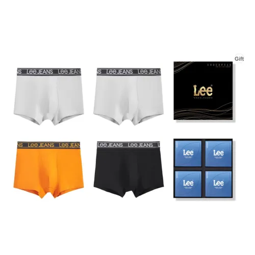 Ли совместный модель нижнего белья Мужской 4 шт Подарочный набор в коробке