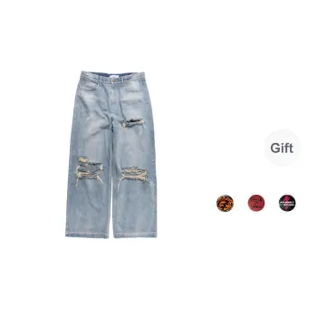 Createexploreexpandconquer 25SS Jeans Unisex