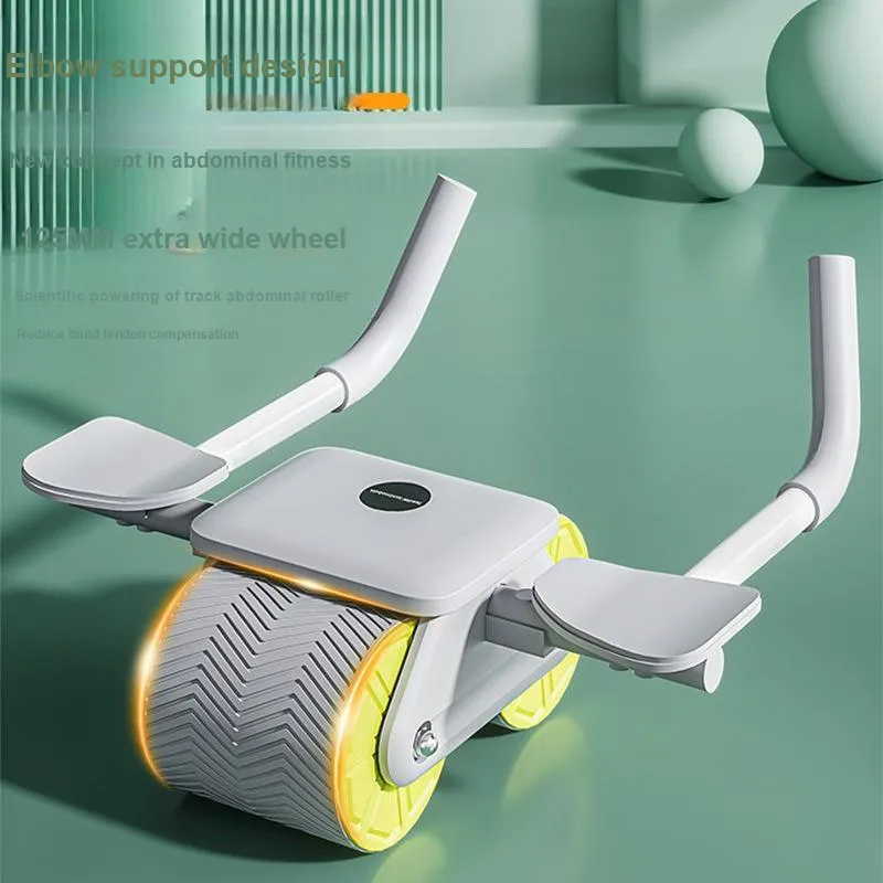 POSEZOO Automatic Rebound Elbow Pad Abdominal Roller Tummy Tucking And Crunching Abdominal Training Device Unisex-1