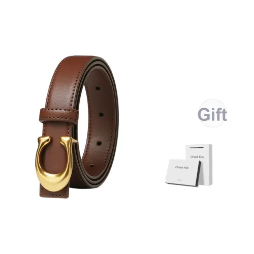 Cheek Kiss Спилок коровья кожа Ремни Женские 2,3 см
