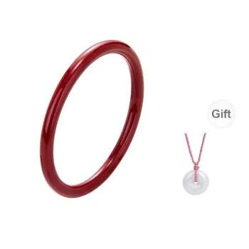 MAMADESHOUHU Cinnabar Continuous Good Luck, All The Best Bangle Women's