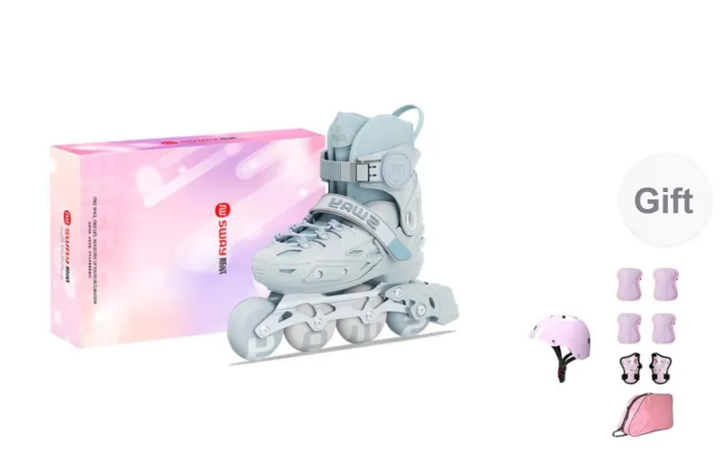 Sway Roller Skates TPR/PP Eco Friendly Material Casual Freestyle Dual Use Unisex S/M/L Pink/Blue-6