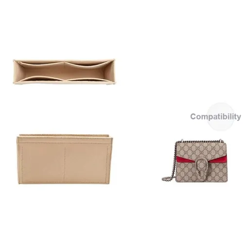 Sampony Вкладыш из фетра сумка женский бежевый бордовый