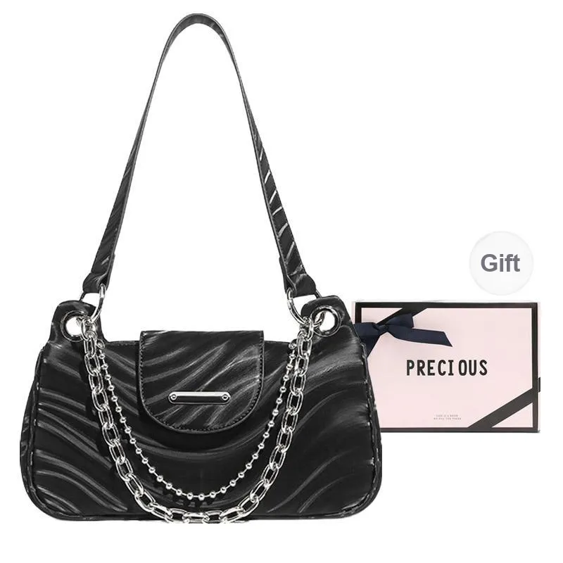 NATTY PU Handbags Shoulder Bags Women's Silver Gray/Black-4
