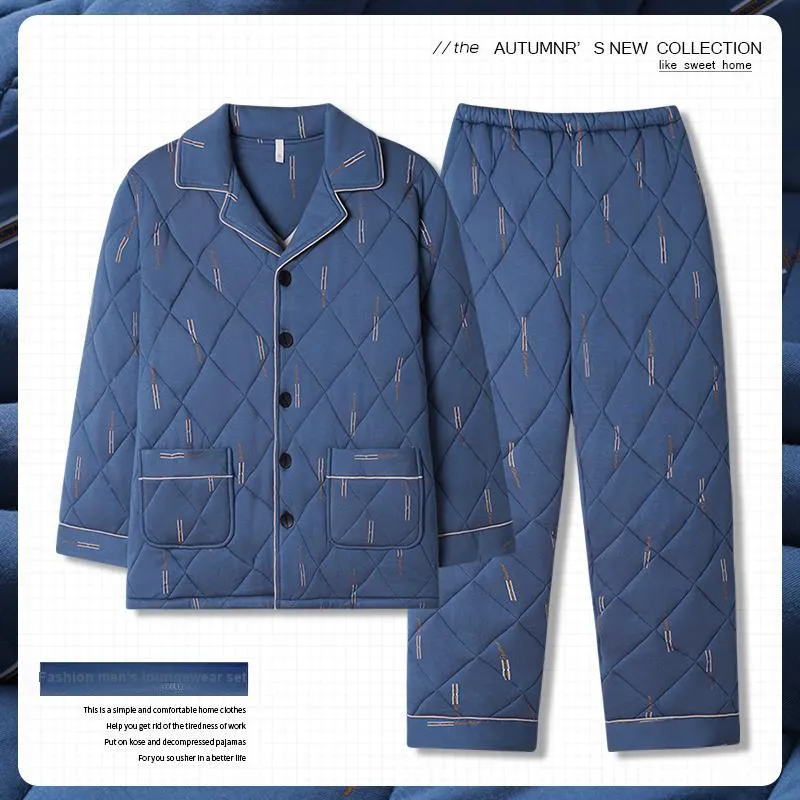 MADALLO Pajama Set Men's Dodger Blue-1