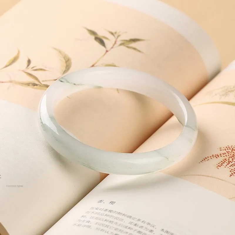 Baozhi Tianshan Jade Jade Bangles Women's-6