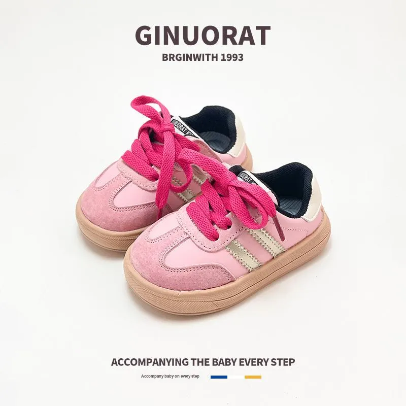 QINUOSHU Slip Resistant Anti Kick Low Top Kids' Skateboarding Shoes Children Aged 3 7 Years Old-7