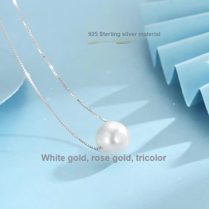 Andaozi Pearl Necklaces Women's-5