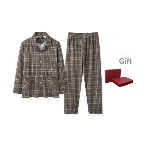 DUOQIAOMEI Пижамный комплект Мужской Цвет на изображении