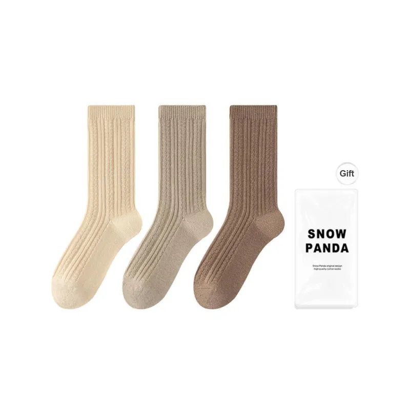 XXLLG Mid-Calf Socks Women's 3 Pack-5