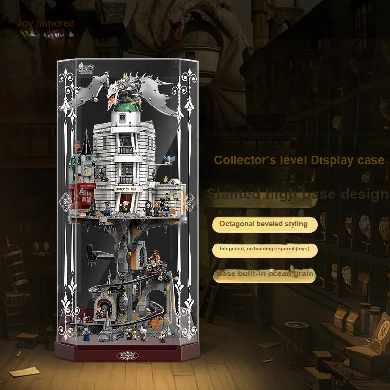 LIGHT YOUR BRICKS Joy Hundred Compatibility Building Block 76417 Harry Potter Gringotts Storage Box Model Accessories-16