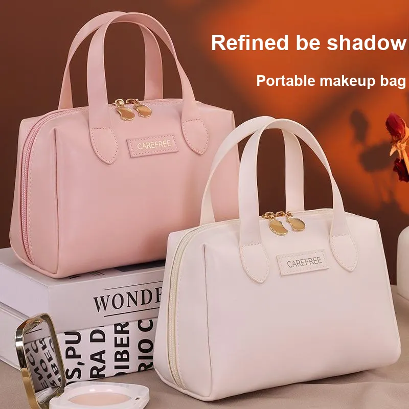 ZHIYIN Refined Portable Large Capacity Travel Skincare Storage Bag With Multifunctional Refill Pouch Make up Tools-3