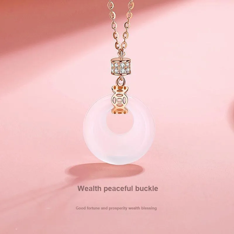 MISS TOOYA Chalcedony Necklaces Women's-1