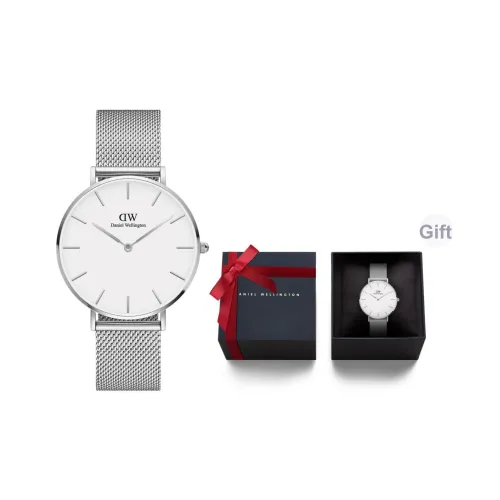 Daniel Wellington DW Мужские часы Кварцевый механизм Ремешок из нержавеющей стали 36 мм Белый циферблат Мужские часы