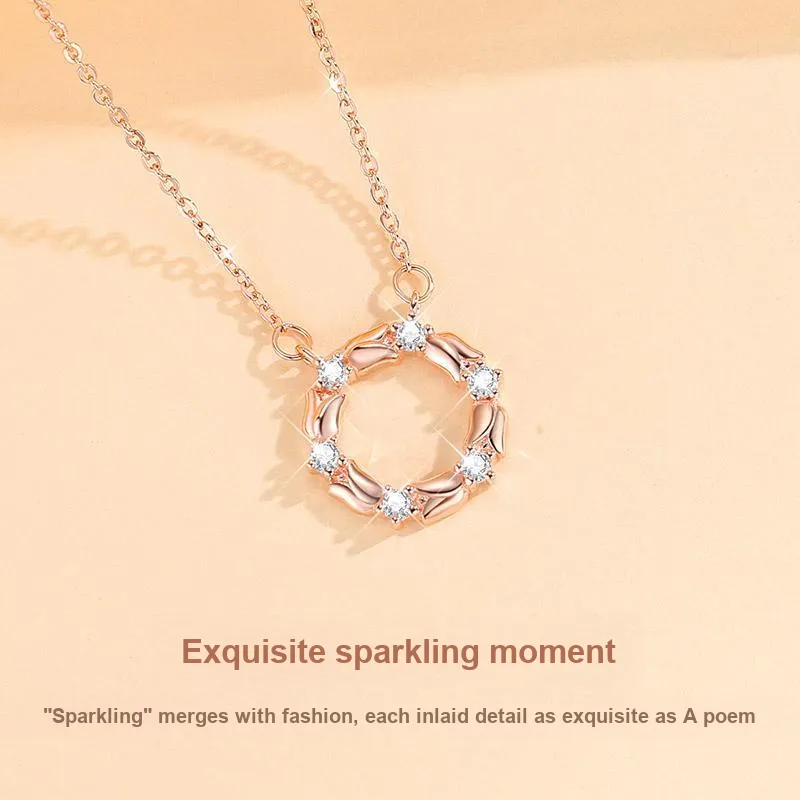 Mini&yaya S925 Silver Necklaces Women's-3