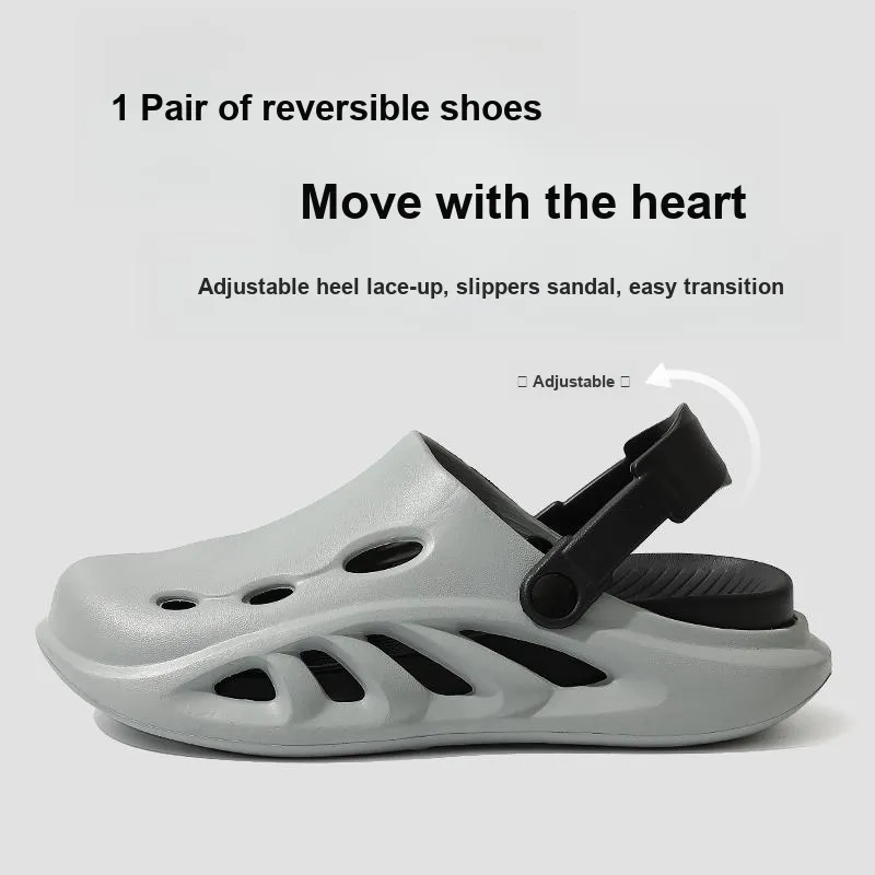 Foot Recreation Clogs Summer Casual Indoor Outdoor Reversible Slippers-3