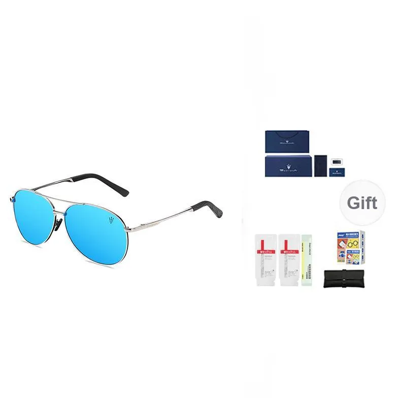 Maserati Oval Sunglasses Unisex-8