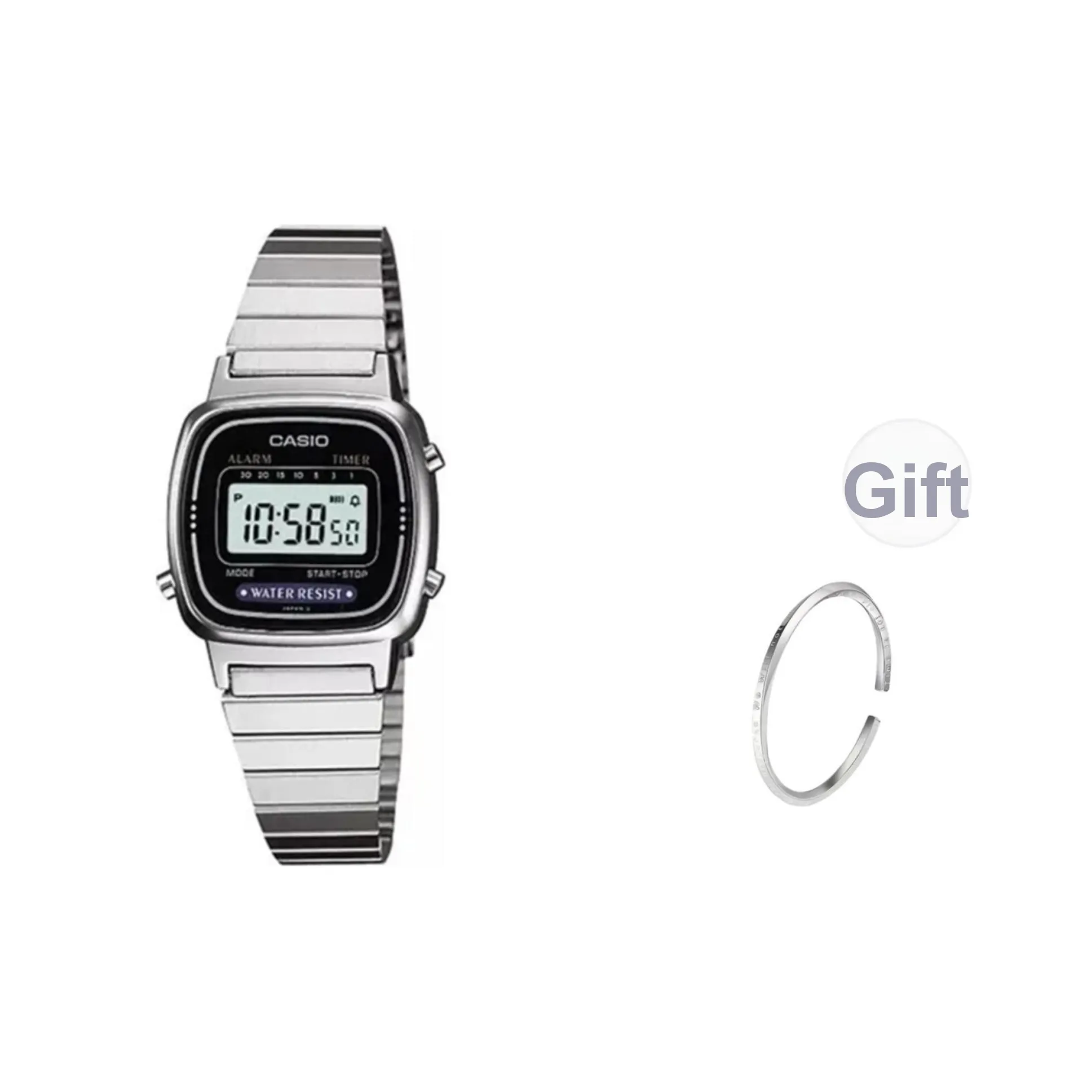 CASIO YOUTH Collection Блок Кварцевый Механизм Часы Женские Черный Циферблат