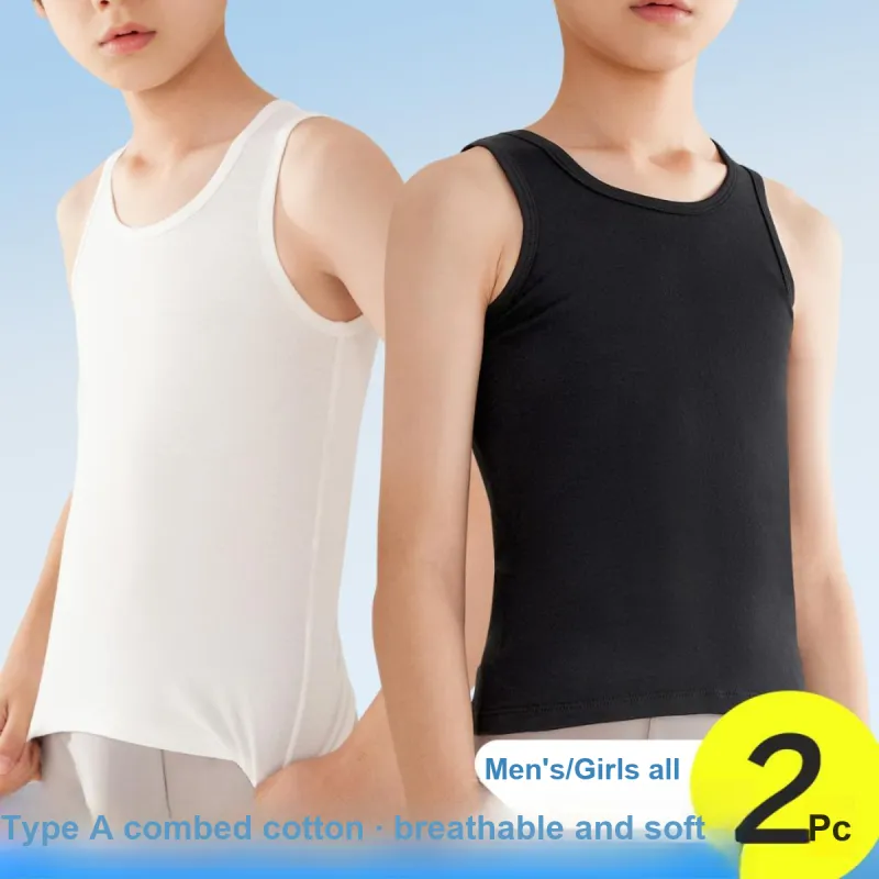 H YXIANG Tank Tops Unisex 2 Pack-3