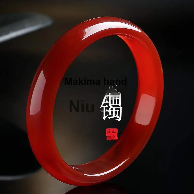 With The Heart Of The Jade Agate Bangles Women's-1