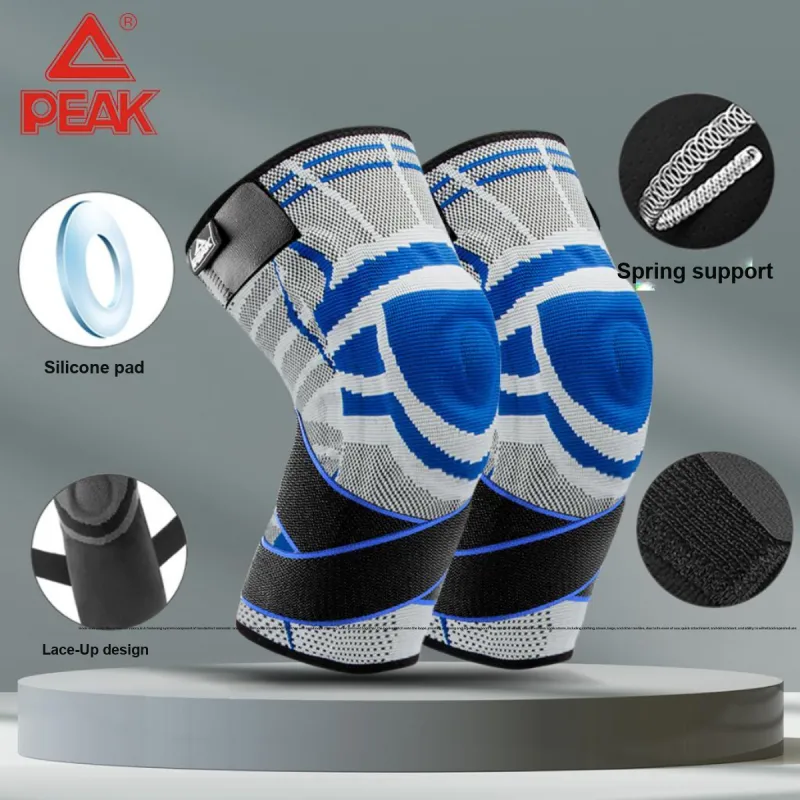 PEAK Running Mountaineering Hiking Cycling Unisex Polyamide Silicone Knee Pads-3