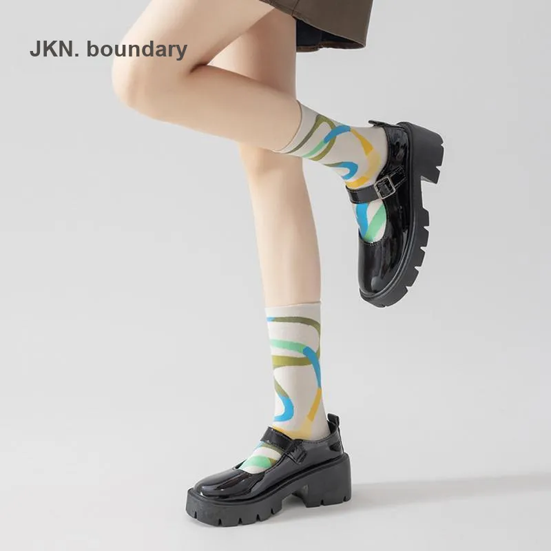 JKN Unisex Mid Calf Socks-7