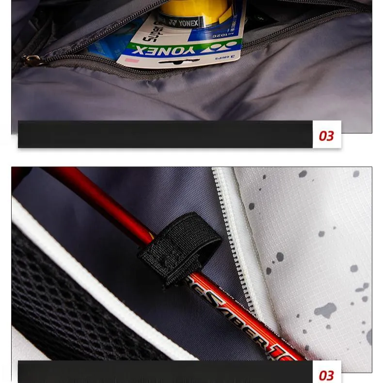 YONEX Badminton Racket Bags 1 Pack Sporty Style Backpack Unisex Independent Shoe Compartment With Front Storage Pocket-1