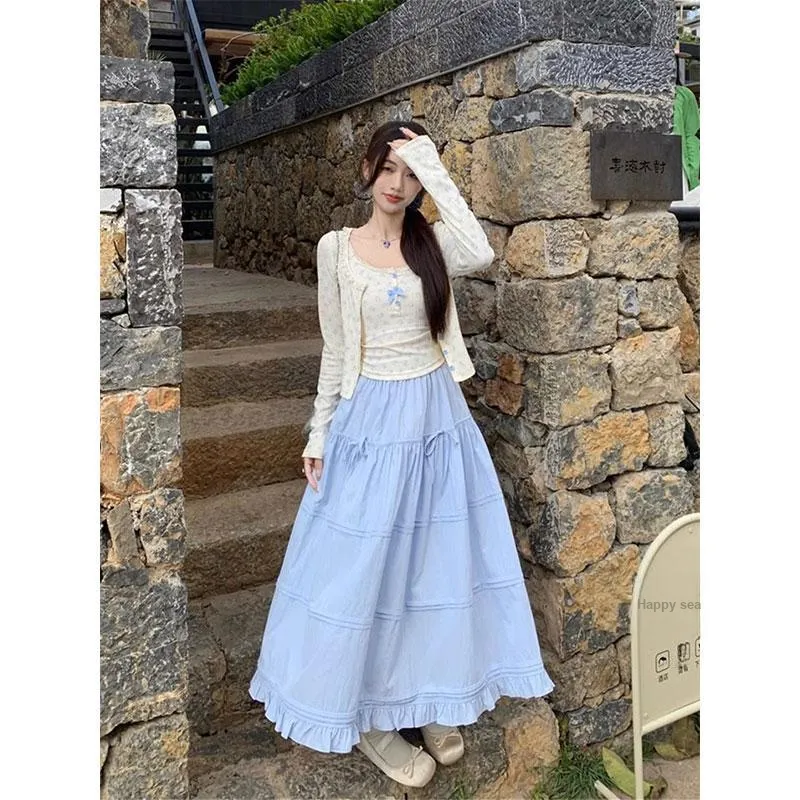 PUREIDOL Two Piece Skirt Sets Women's-5