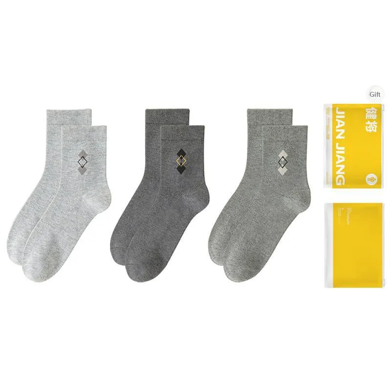 Master Mid Calf Socks Men's Shopping Bag Combo Set-12