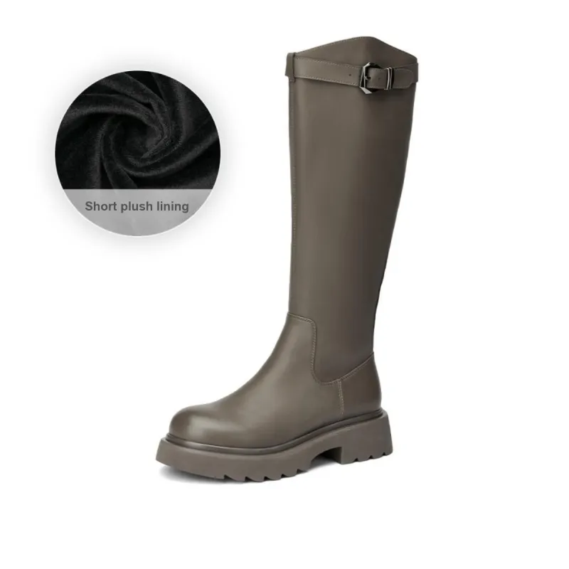GEMEIQ Knee high Boots 4cm Women's-13