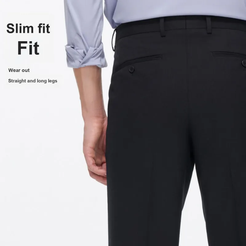 GOLDLION Suit Trouser Slim Fit Men's-6