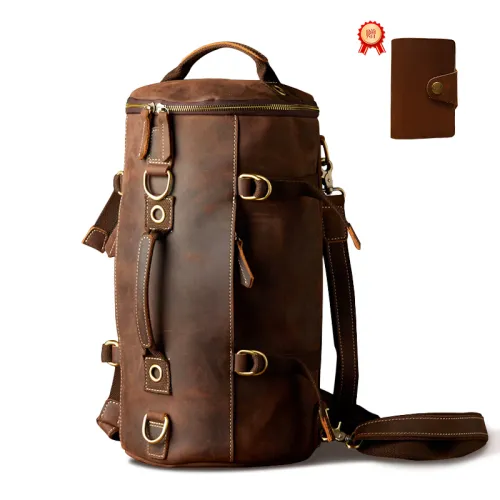 Simple & Nature Backpacks Dark Brown