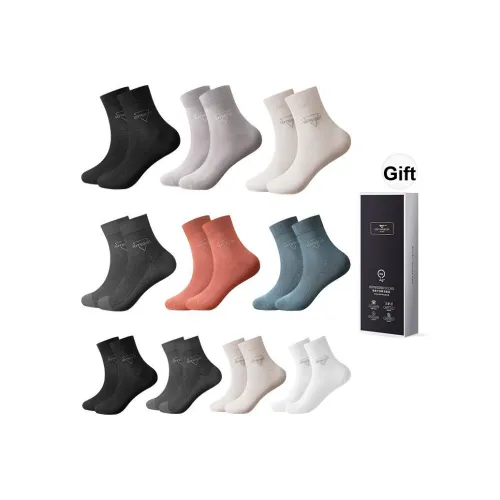 SEPTWOLVES Носки Crew Мужские коробка из 10 пар смешанные цвета