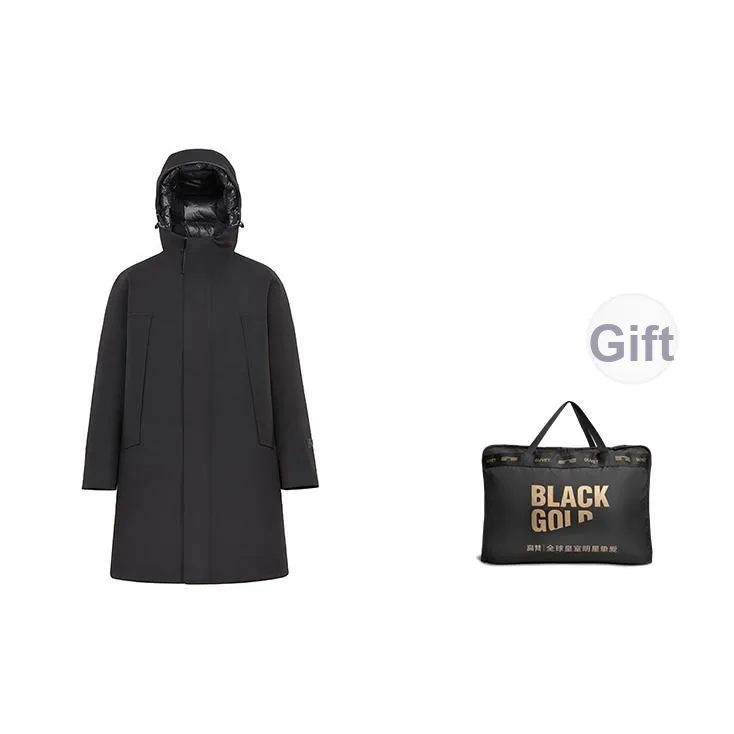 GOLDFARM Down Jacket Unisex Black